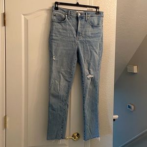 Madewell Perfect Vintage Jean. Light wash, size 28